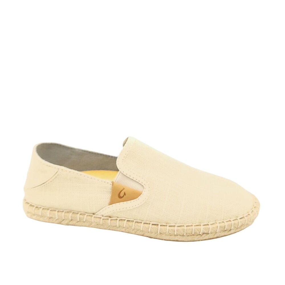 OluKai Kaula Pa'a Kapa Espadrille Slip On Flats Womens 5 Summer Casual Comfort